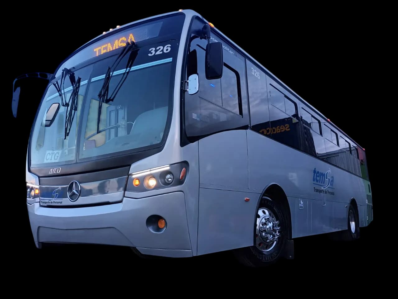 Bus for rent in Guadalajara, 30 - 52 passengers